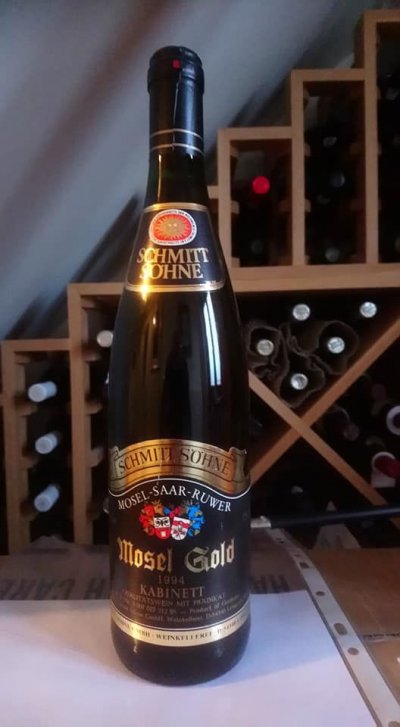 Schmitt Sohne, Mosel Gold 1994 Kabinett, Mosel, Germany, Pradikatswein