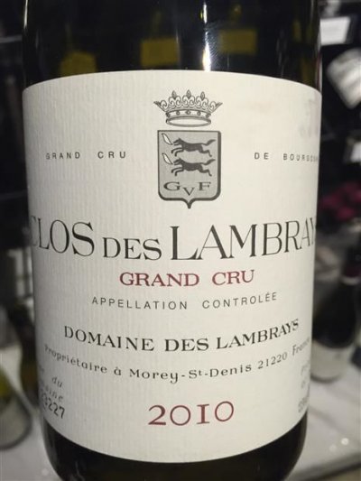 2010 Domaine des Lambrays Clos des Lambrays -MAGNUM