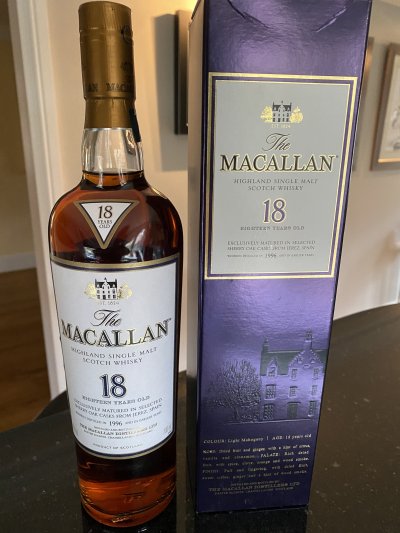 The Macallan 18 Year old Sherry Cask 1996