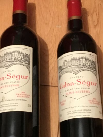 Calon Segur, Bordeaux (two bottles)