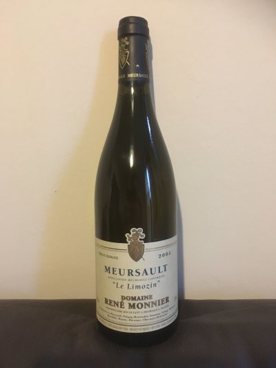 Rene Monnier, Meursault Limozin, Burgundy, Meursault, France, AOC