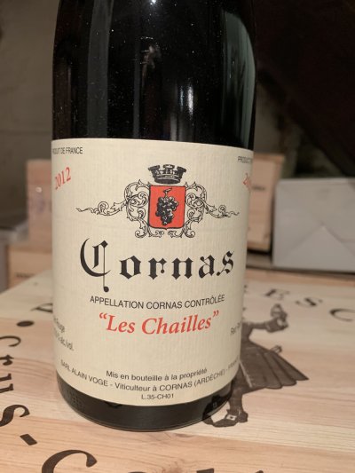 Domain Alain Voge Cornas Les Chailles 2012 (93 RP, 93 WS)