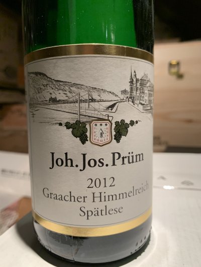 Joh Jos Prum, Graacher Himmelreich Riesling Spatlese, Mosel, Germany, Pradikatswein