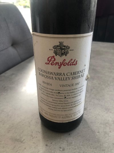 Penfolds, Bin 90A, South Australia, Coonawarra, Australia