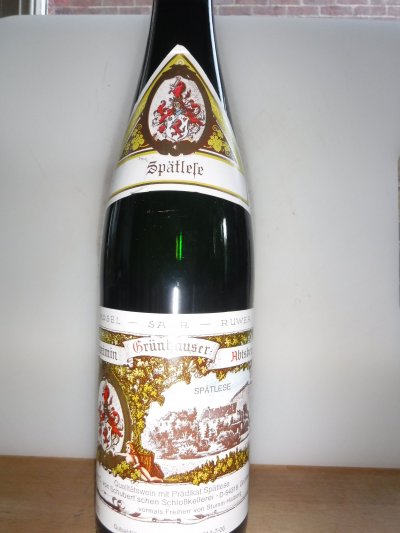 Von Schubert, Maximin Grunhauser Abtsberg Riesling Spatlese, Mosel, Germany, Pradikatswein