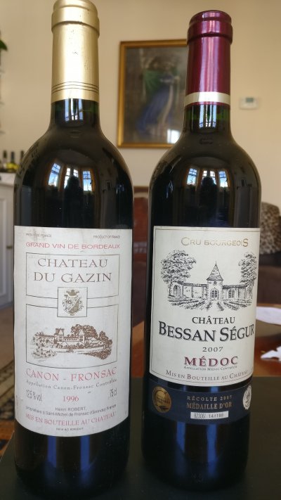Chateau du Gazin and Chateau Bessan Segur