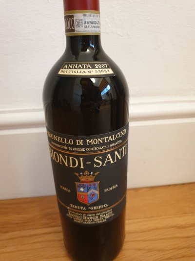 Biondi Santi, Brunello Montalcino Greppo, Tuscany, Montalcino, Italy, DOCG