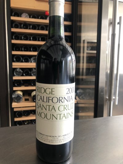 Ridge Vineyards, Estate Cabernet Sauvignon, California, Santa Cruz Mountains, United States, AVA