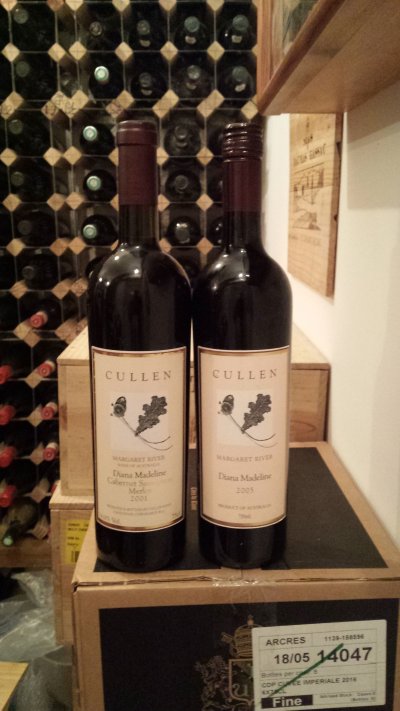 2001 / 2005 Cullen, Diana Madeline Cabernet Sauvignon Merlot (JH 97 / 95 points)