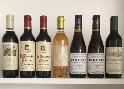 Various vintages, mixed half bottles