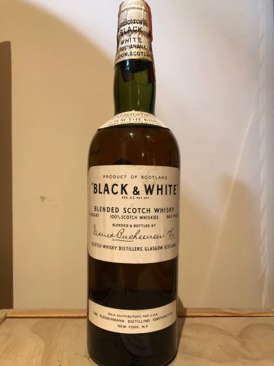 Buchanan & Co, Black & White Blended Whisky 1949