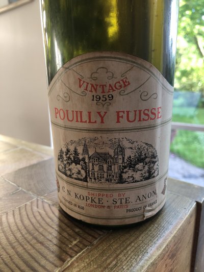 Pouilly Fuisse  1959 