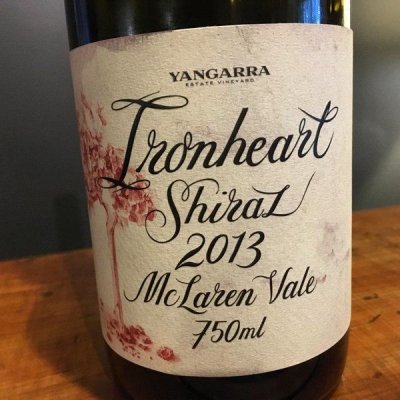 Yangarra ironheart shiraz