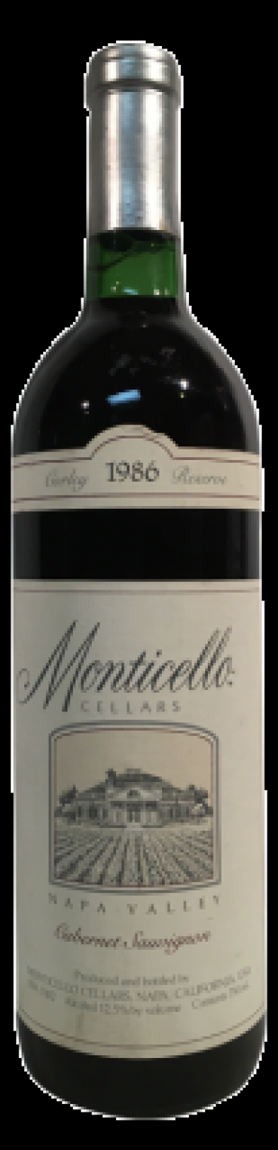 Monticello, Jefferson Cabernet Sauvignon, California, Napa Valley, United States, AVA