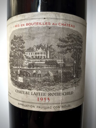 1953 Lafite Rothschild, Bordeaux, Pauillac, 1er Cru