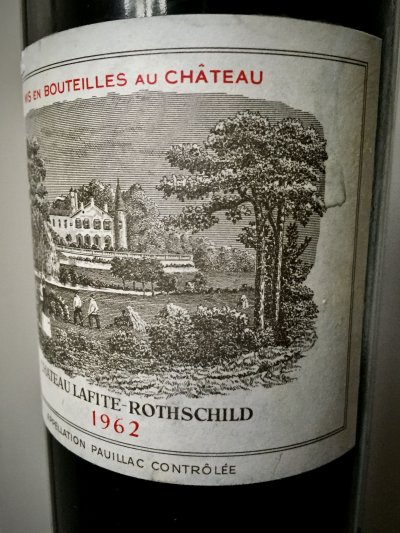 1962 Lafite Rothschild, Pauillac,1er Cru