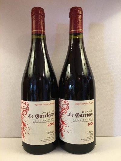 Cotes du Rhone Domaine Le Garrigon Daniel Couston
