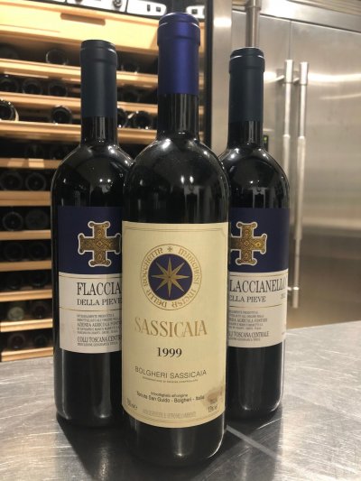 Supertuscan trio - Sassacaia /Flaccianello