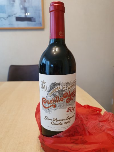 2001 Marqués de Murrieta Rioja Castillo Ygay Gran Reserva Especial