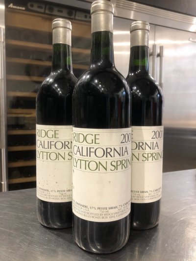Ridge, Lytton Springs Zinfandel, California, Napa Valley, United States, AVA