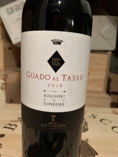 Antinori, Guado Al Tasso 2012, Tuscany, Bolgheri, Italy, DOC 96 points