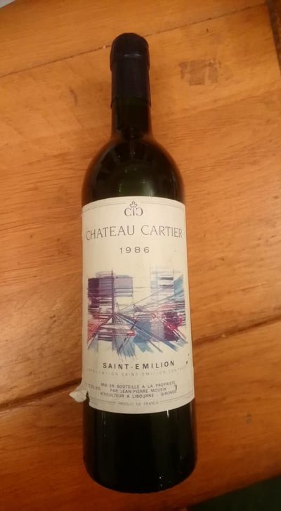 Chateau Cartier Saint Emilion 1986