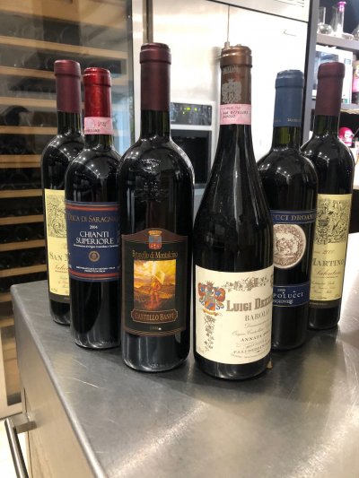 italian bin end wine colection
