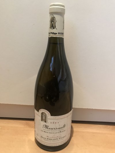 Jean-Philippe Fichet, Meursault Le Meix Sous Le Chateau, 2004, white, France, AOC