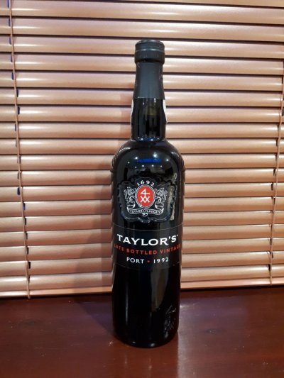Taylors late bottled Vintage Port 1992
