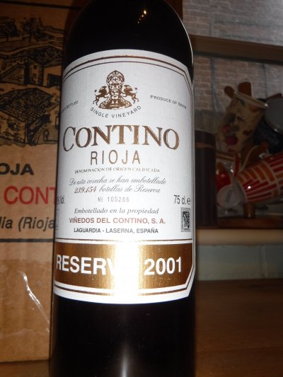 CVNE (Contino), Rioja Reserva, Rioja, Spain, DOC, Gran Reserva, 2001