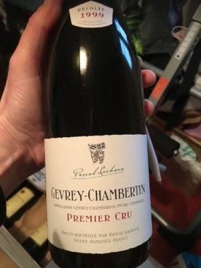 Pascal Lachaux Gevrey-Chambertin, 1999