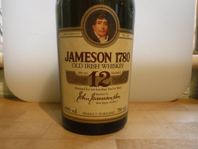 Jameson 1780 12 Year Old, Triple Distilled, Old Irish Whiskey