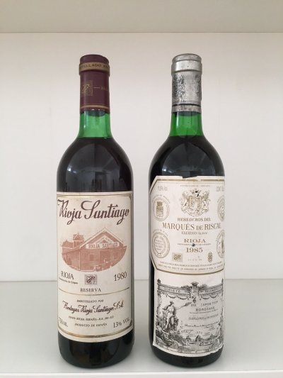 Mixed Rioja Lot: 1985 Marques de Riscal Reserva & 1980 Bodegas Rioja Santiago Reserva