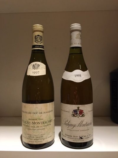 1997 Domaine du Duc de Magenta (Louis Jadot), Puligny-Montrachet Premier Cru, Clos de la Garenne & 1998 Jean Pascal et Fils, Puligny-Montrachet