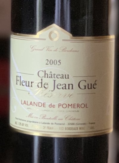 Chateau Jean de Gue, Cuvee Prestige, Lalande de Pomerol