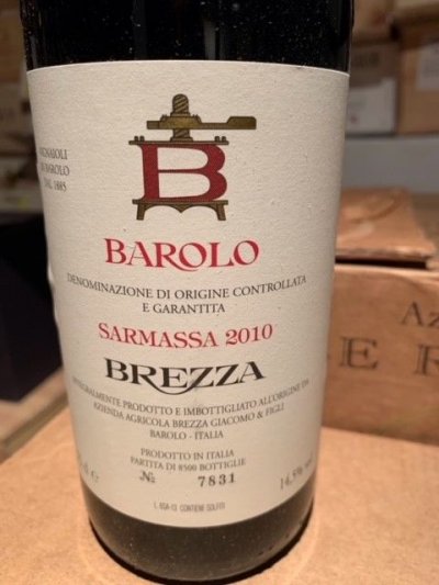 Brezza, Barolo, Sarmassa (Decanter top rated 2010 Barolo, 97 Points WE)