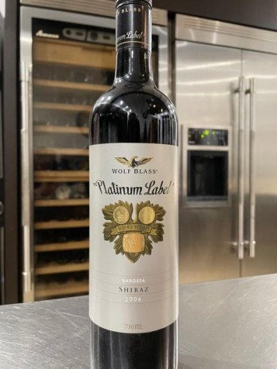 Wolf Blass, Platinum Label Shiraz, Barossa Valley