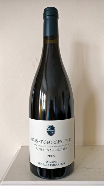 Nuits-Saint-Georges Premier Cru, Clos des Argillieres Michele & Patrice Rion