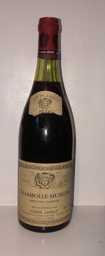 Chambolle musigny, 1978 Louis jadot 