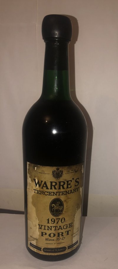 Warre  tercentenary vintage port 1970 