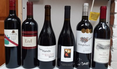 Collection of 6 great upmarket Aussie Shiraz