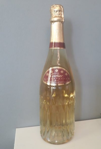 Cartier Collectors 100th Anniversary Champagne in a Crystal Bottle by Vraken 
