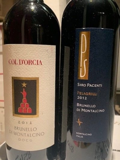 Brunello 2012 - Col D'Orcia and Siro Pacenti Pelagrilli