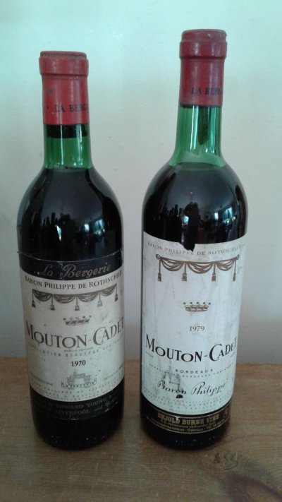 Mouton Cadet, Bordeaux 1970 & 1979