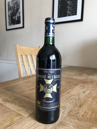 Chateau du Domaine de L Eglise, Pomerol, 1989