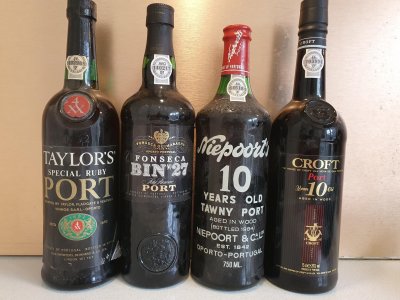 A quartet of fabulous ports