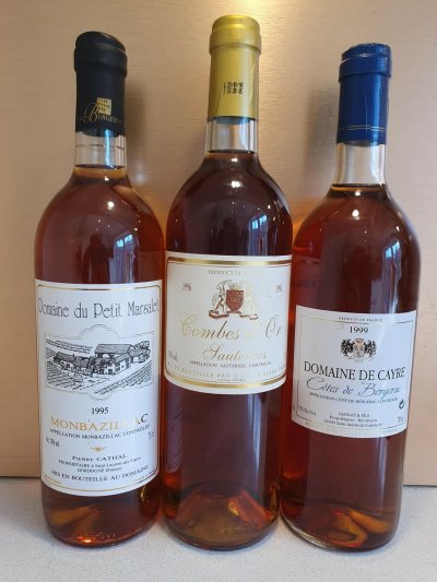 A trio from France's best sticky regions