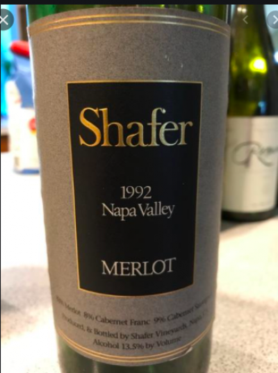 Shafer, Merlot, Napa Valley