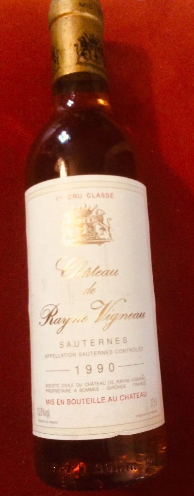 Chateau de Rayne Vigneau Premier Cru Classe, Sauternes
