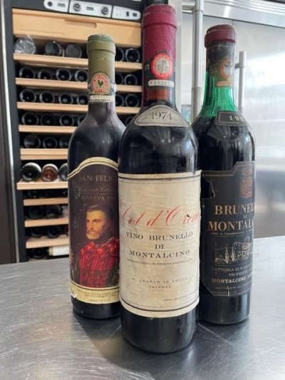Aged Brunello collection x3 